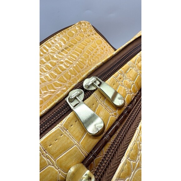 Samantha Brown Croco-Embossed Weekender - Picture 15 of 16